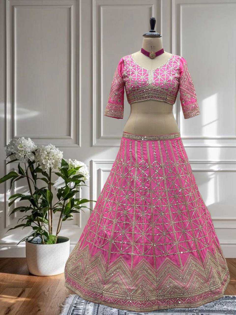 Ynf Chinon KESH533 5124 Lehengas Wedding Collections Festive Collections Wholesale Embroidered Lehenga Designer Lehenga Choli Wedding Outfits Manufacturer