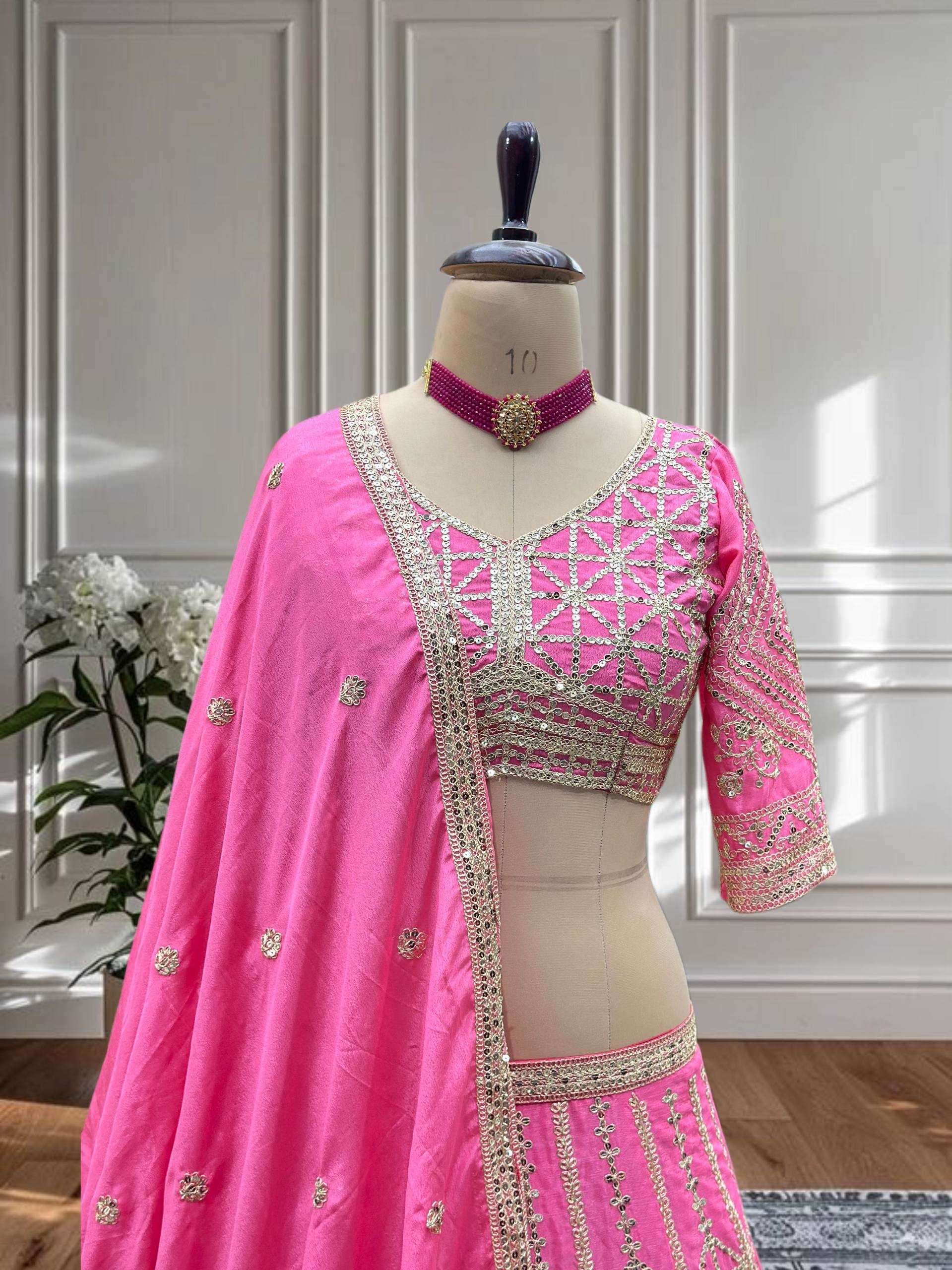 Ynf Chinon KESH533 5124 Lehengas Wedding Collections Festive Collections Wholesale Embroidered Lehenga Designer Lehenga Choli Wedding Outfits Manufacturer