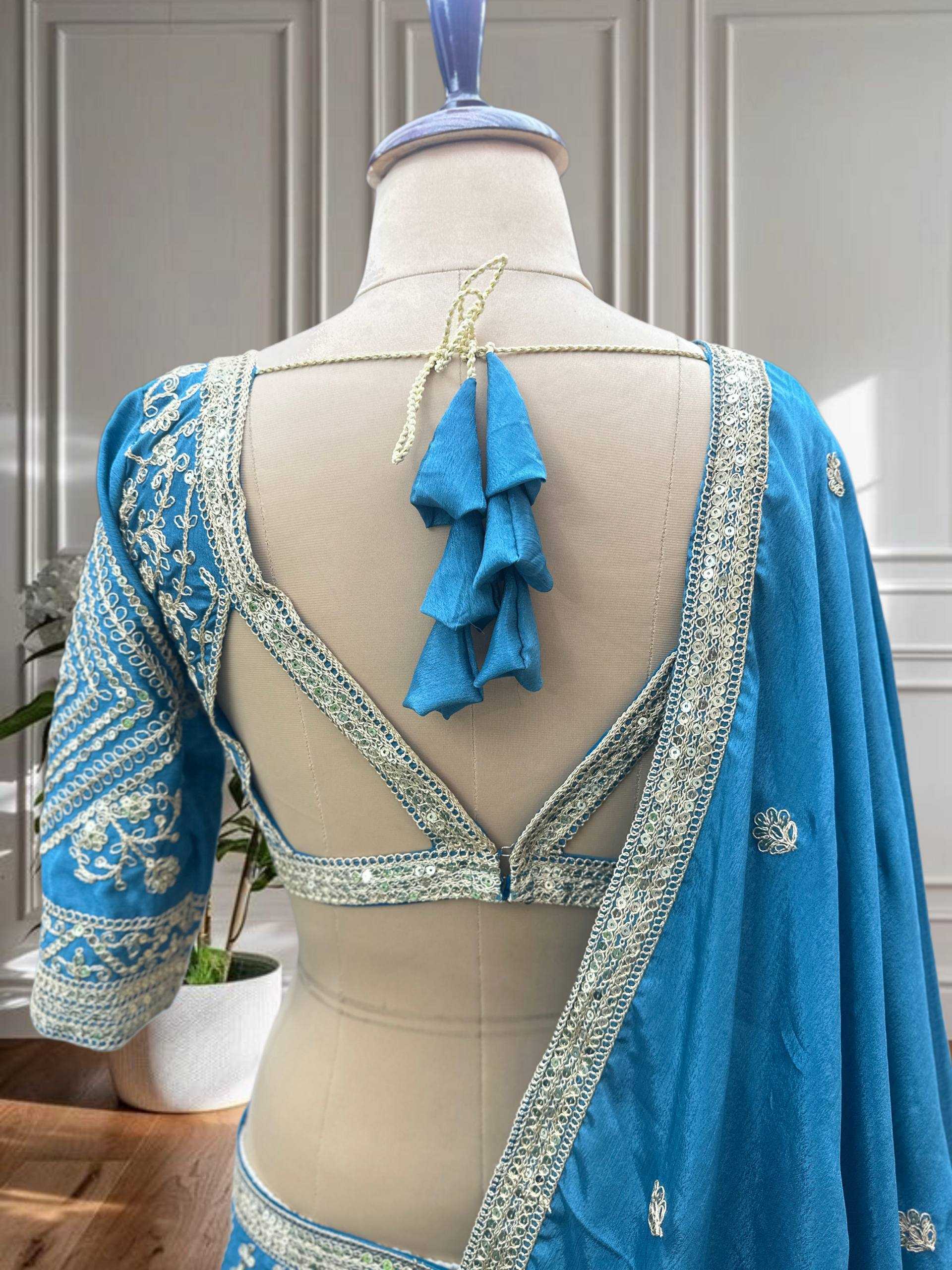 Ynf Chinon KESH533 5124 Lehengas Wholesale Fancy Lehenga Wedding Lehenga Embroidered Lehenga Sequins Lehenga Lehenga With Cancan Manufacturer