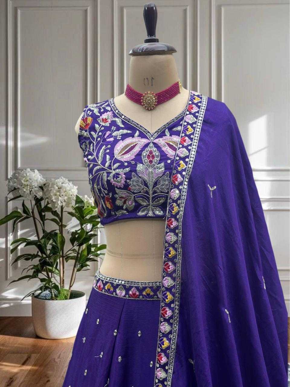 Ynf Chinon KESH533 5125 Lehengas Wholesale Designer Lehenga Sequins Lehenga Manufacturer