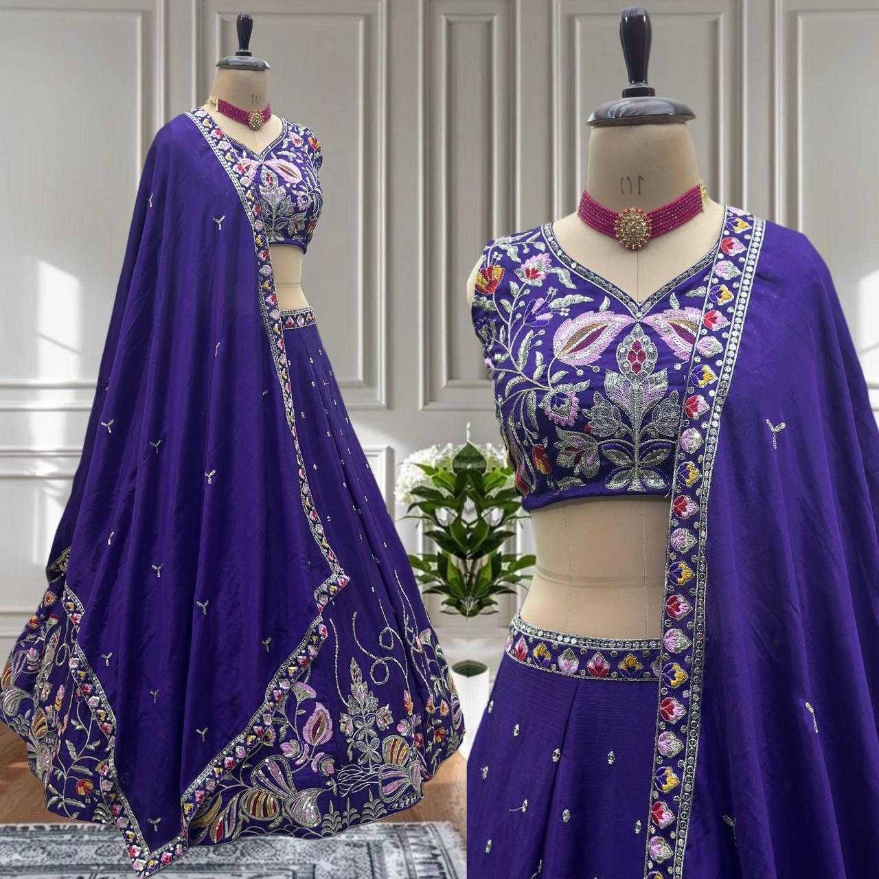 Ynf Chinon KESH533 5125 Lehengas Wholesale Designer Lehenga Sequins Lehenga Manufacturer