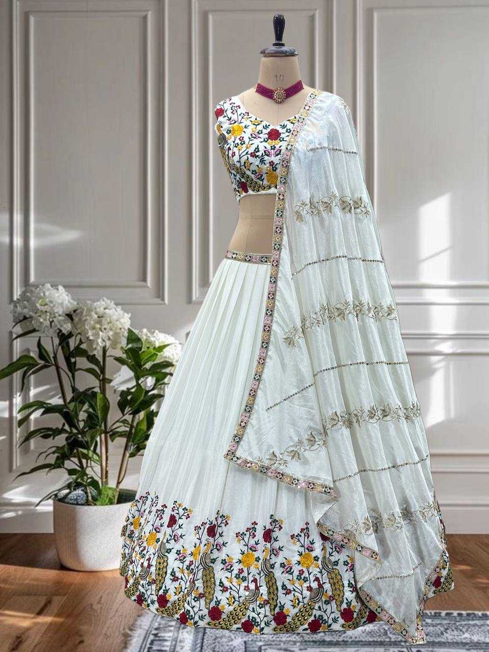 Ynf Chinon KESH533 5127 Lehengas Wedding Collections Festive Collections Wholesale Embroidered Lehenga Designer Lehenga Choli Wedding Outfits Manufacturer