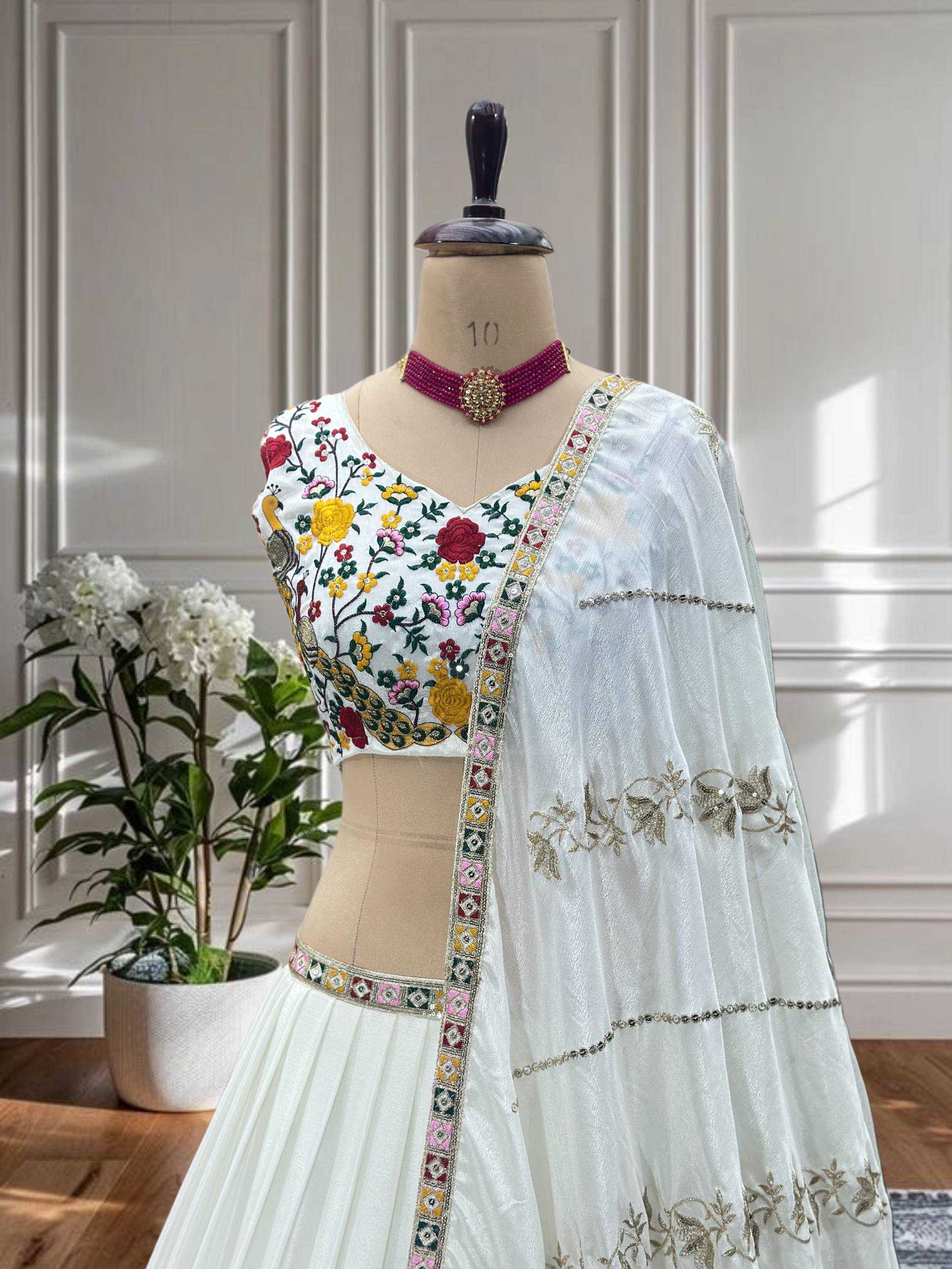 Ynf Chinon KESH533 5127 Lehengas Wedding Collections Festive Collections Wholesale Embroidered Lehenga Designer Lehenga Choli Wedding Outfits Manufacturer