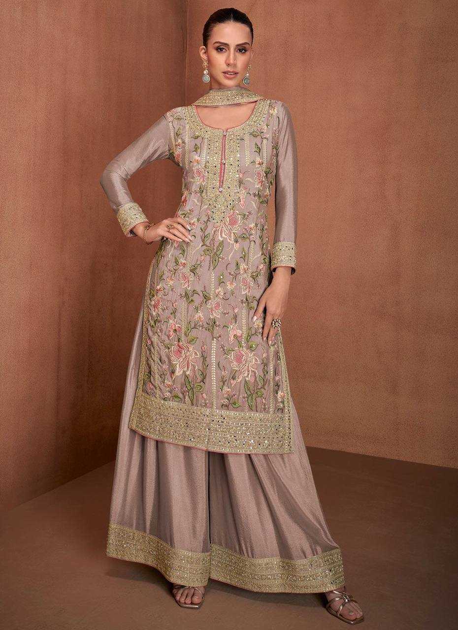 Ynf Chinon KESH546 1198 Suits & Dresses Wholesale Sharara Salwar Suits Embroidery Suits Manufacturer