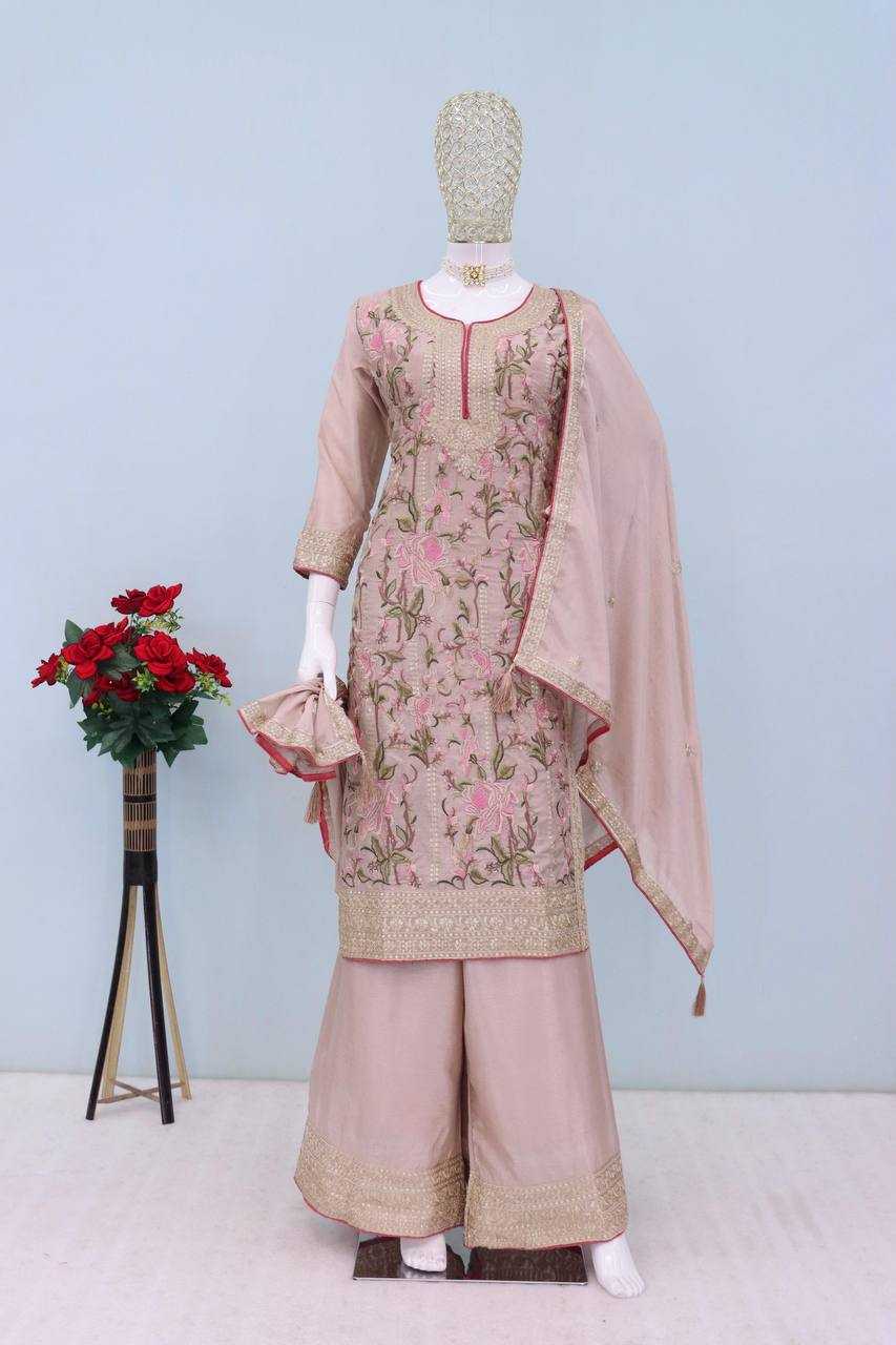 Ynf Chinon KESH546 1198 Suits & Dresses Wholesale Sharara Salwar Suits Embroidery Suits Manufacturer