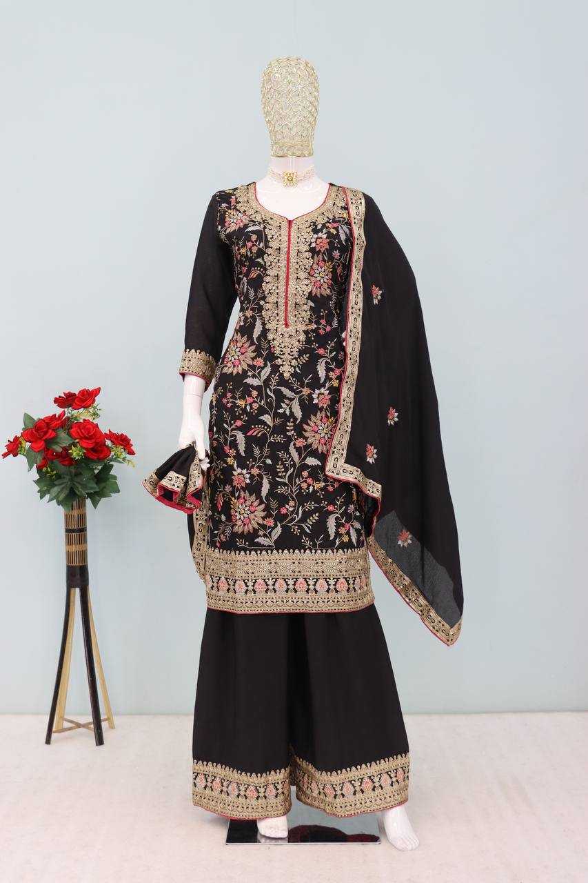 Ynf Chinon KESH546 1205 Kurti Wholesale Embroidered Kurtis Kurti With Palazzo Manufacturer