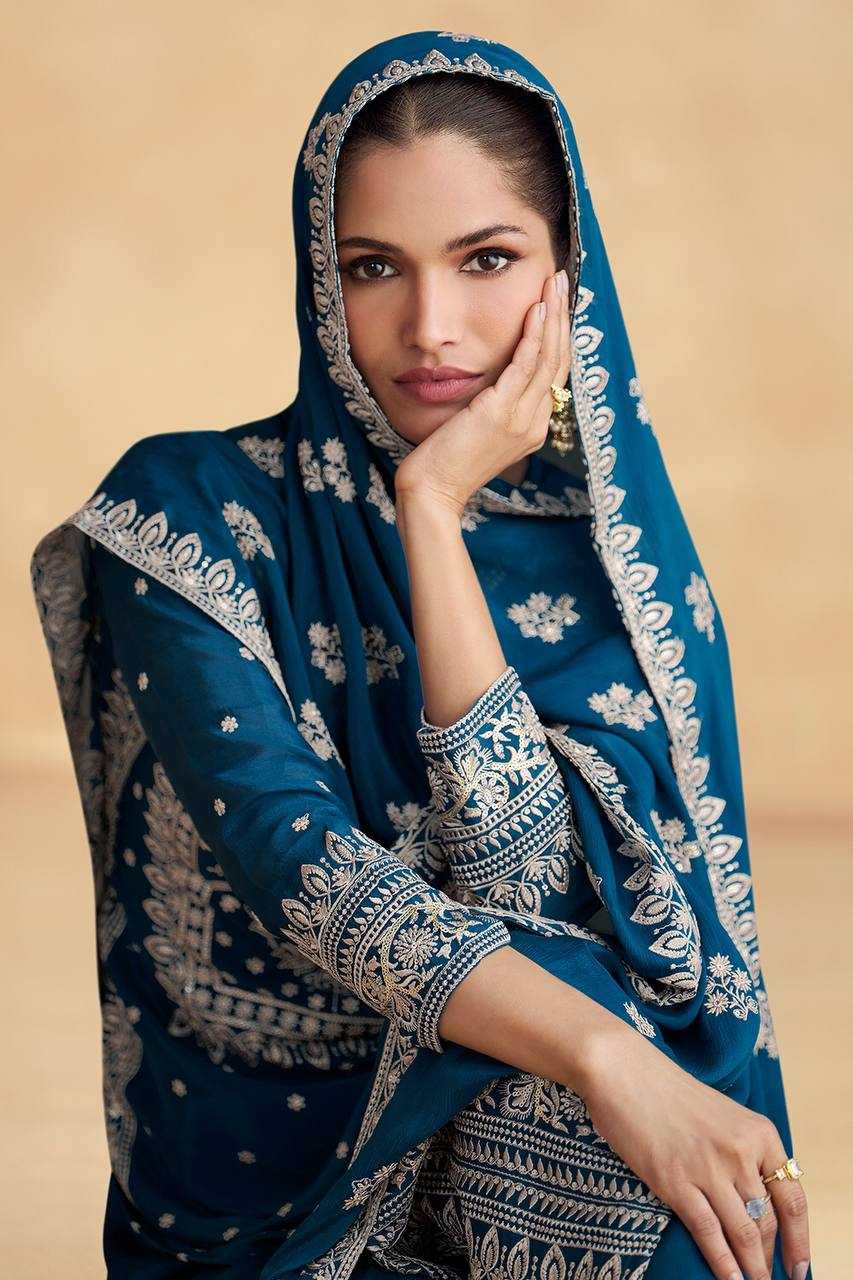 Ynf Chinon KESH546 1211 Kurti Wholesale Embroidered Kurtis Kurti With Palazzo Manufacturer
