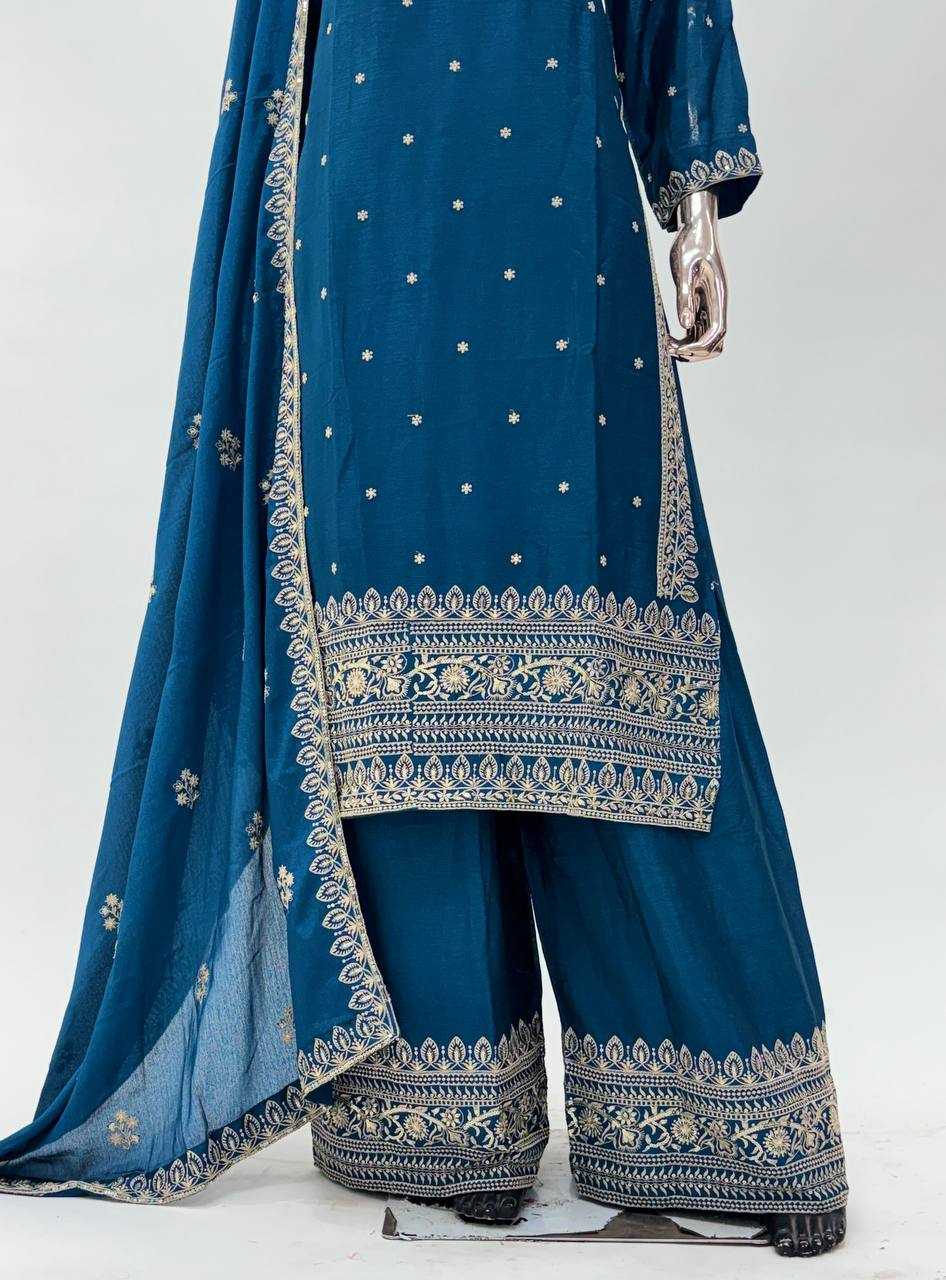 Ynf Chinon KESH546 1211 Kurti Wholesale Embroidered Kurtis Kurti With Palazzo Manufacturer
