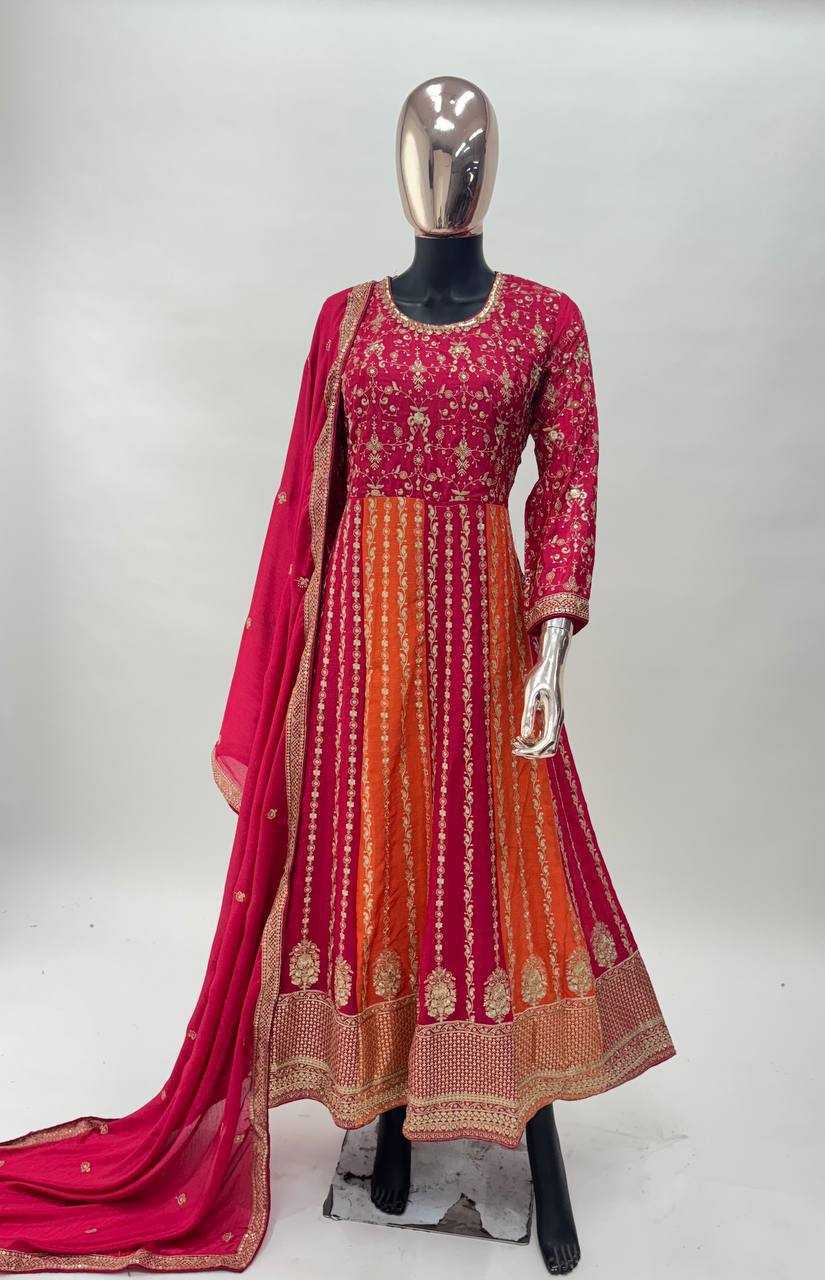 Ynf Chinon KESH546 1231 Gowns Wholesale Embroidery Gowns Designer Gowns Manufacturer