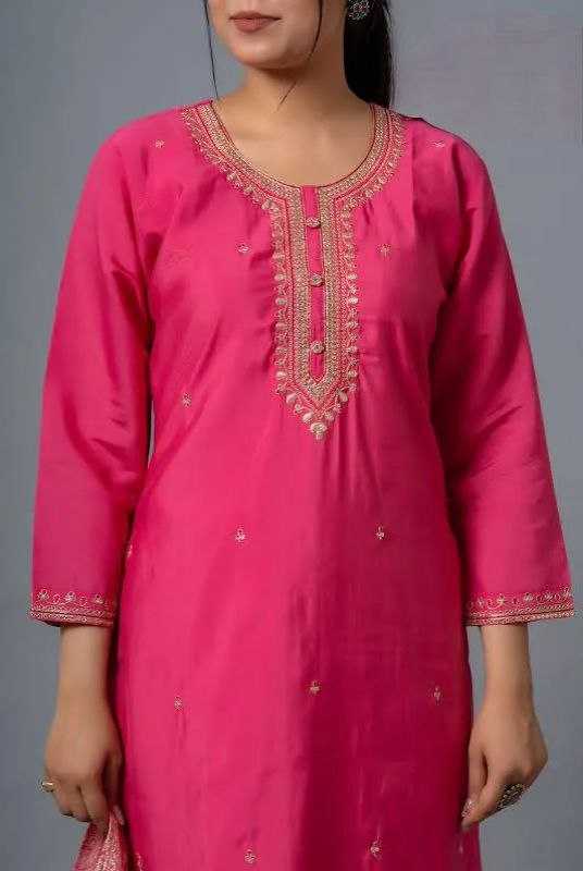 Ynf Chinon KESH552 71 Kurti Wholesale Fancy Kurti Embroidered Kurtis Full Sleeve Kurti Manufacturer