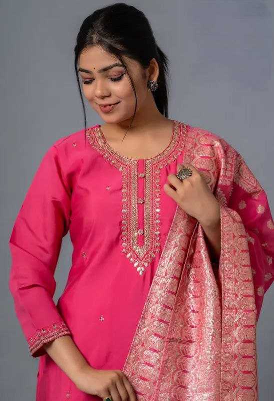 Ynf Chinon KESH552 71 Kurti Wholesale Fancy Kurti Embroidered Kurtis Full Sleeve Kurti Manufacturer