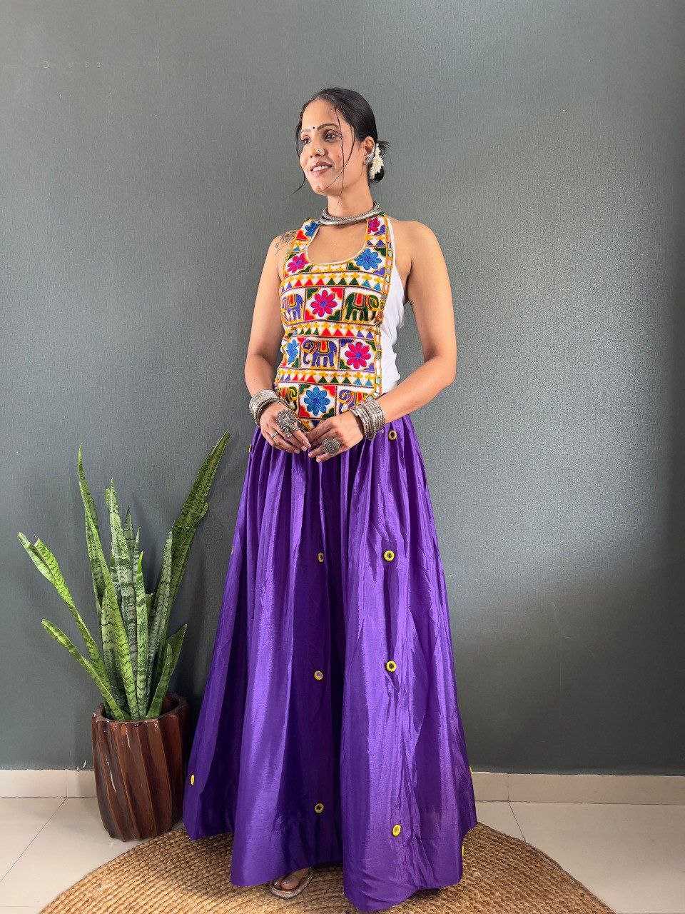Ynf Chinon KESH554 N1 Lehengas Wholesale Embroidered Lehenga Mirror Work Lehenga Manufacturer