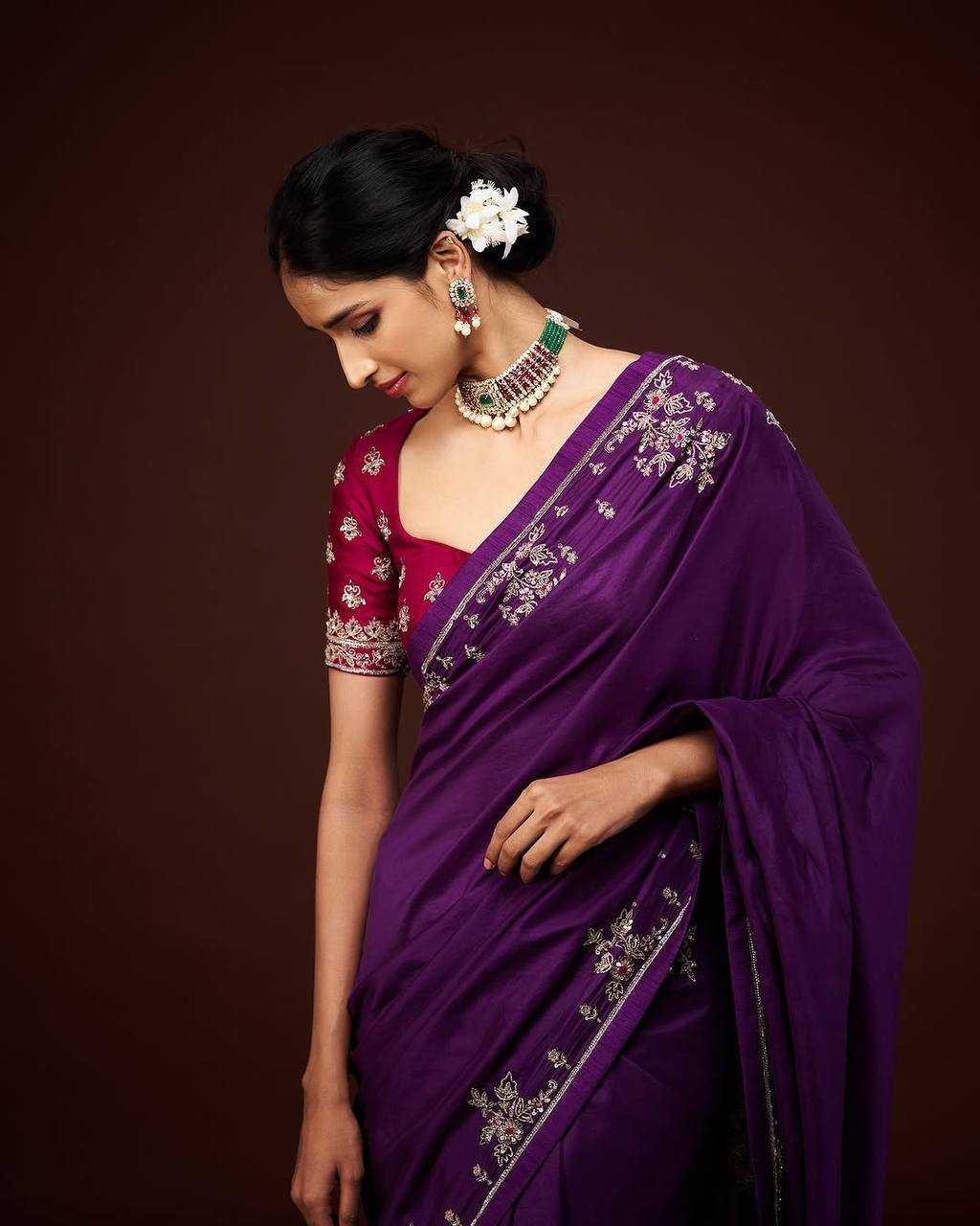 Ynf Chinon RIN105 SAHIBA Sarees Wholesale Party Wear Sarees Fancy Sarees Sequence Sarees Embroidered Sarees Zari Border Sarees Manufacturer