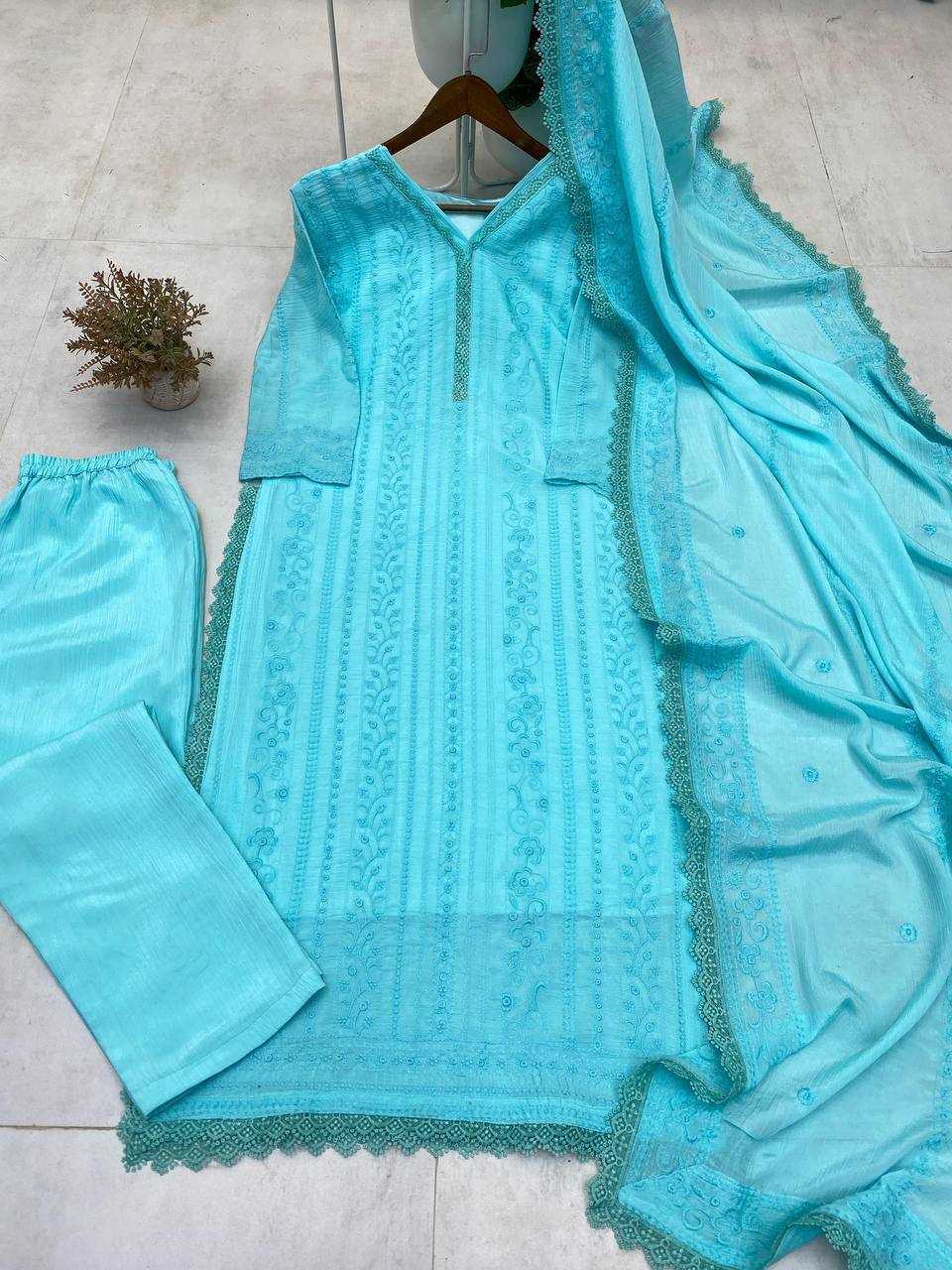 Ynf Chinon RIN110 322 Suits & Dresses Wholesale Ladies Suits Embroidery Suits Designer Suits Manufacturer
