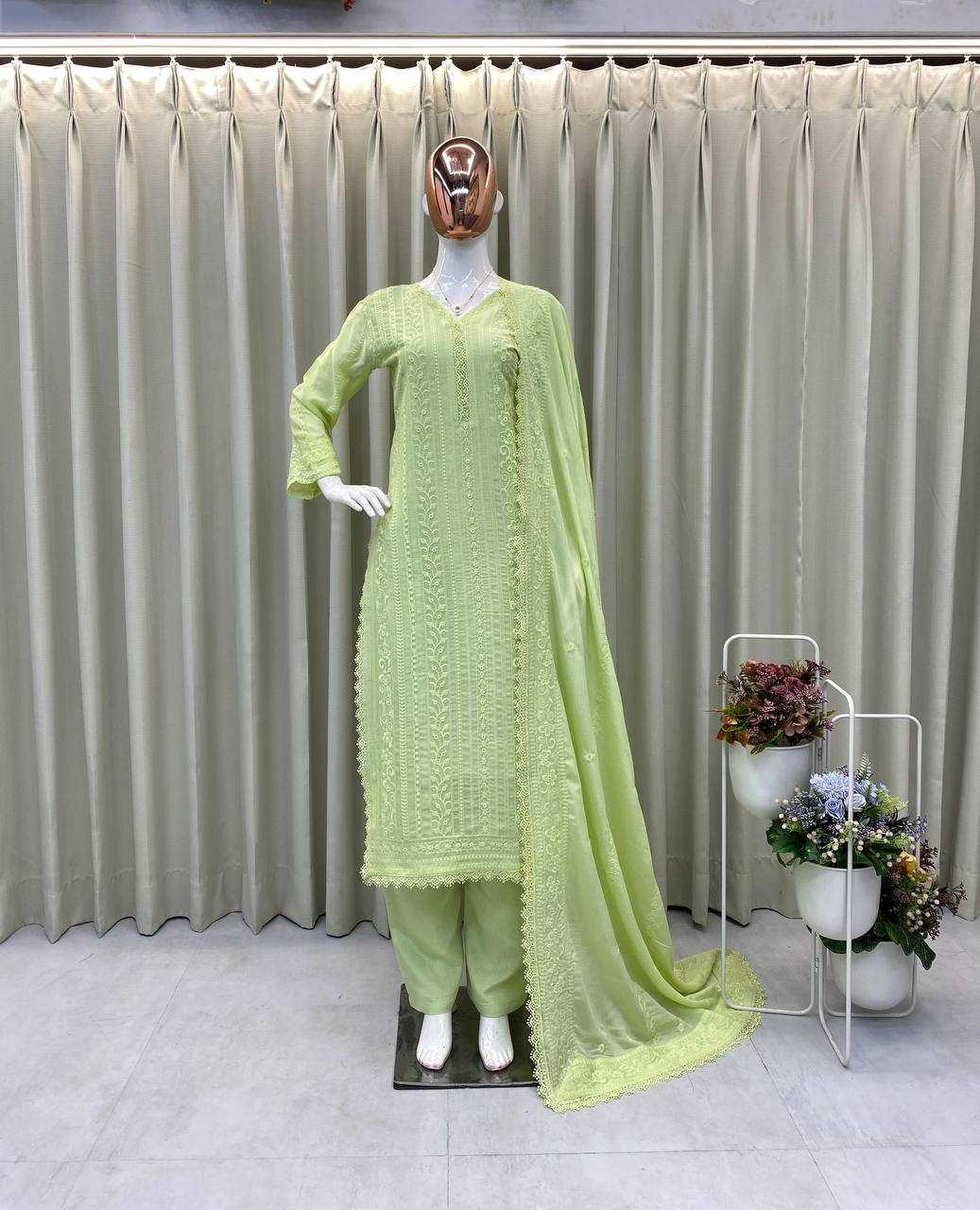 Ynf Chinon RIN110 322 Suits & Dresses Wholesale Ladies Suits Embroidery Suits Designer Suits Manufacturer