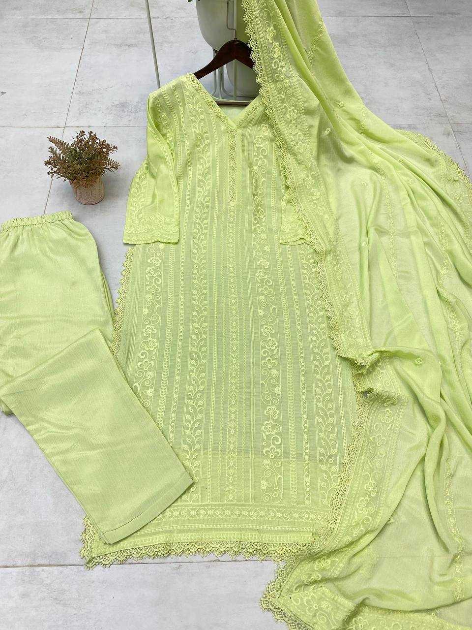 Ynf Chinon RIN110 322 Suits & Dresses Wholesale Ladies Suits Embroidery Suits Designer Suits Manufacturer