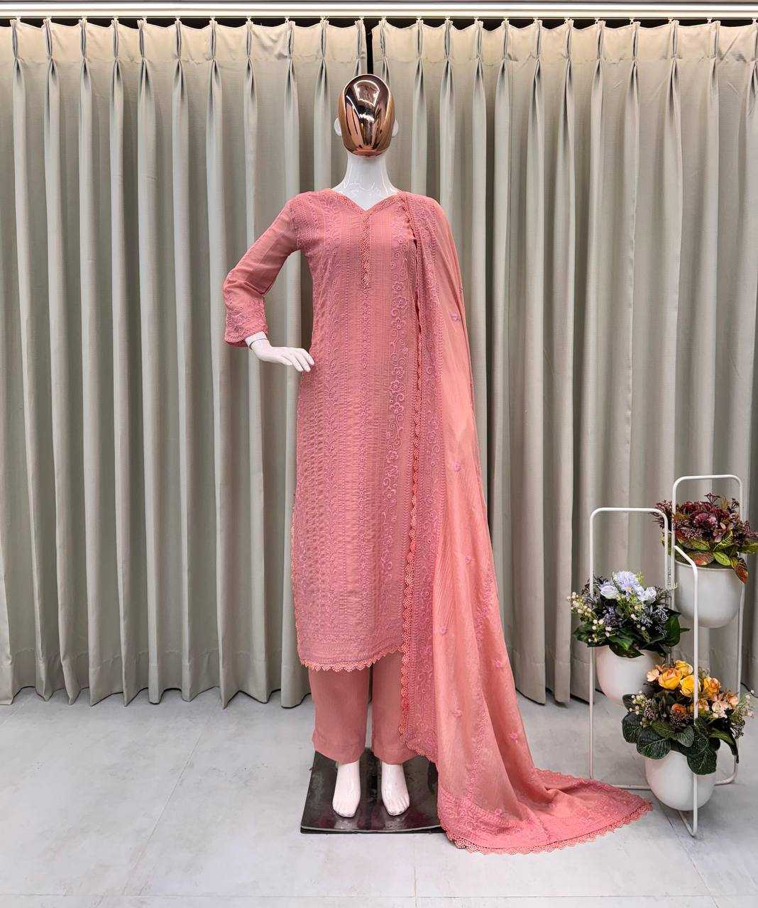 Ynf Chinon RIN110 322 Suits & Dresses Wholesale Ladies Suits Embroidery Suits Designer Suits Manufacturer