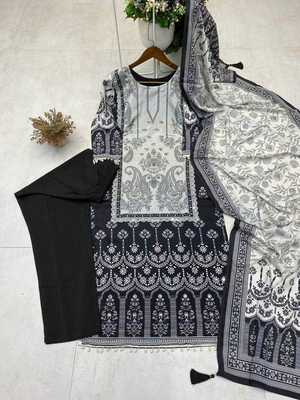 Ynf Chinon RIN110 337 Suits & Dresses Wholesale Ladies Suits Printed Suits Party wear suits Manufacturer