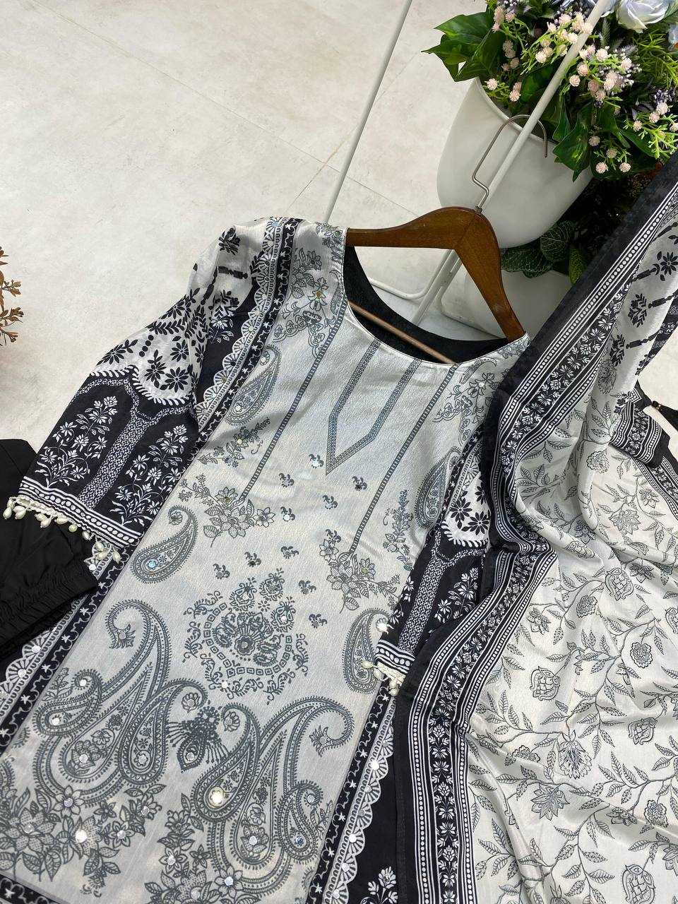 Ynf Chinon RIN110 337 Suits & Dresses Wholesale Ladies Suits Printed Suits Party wear suits Manufacturer