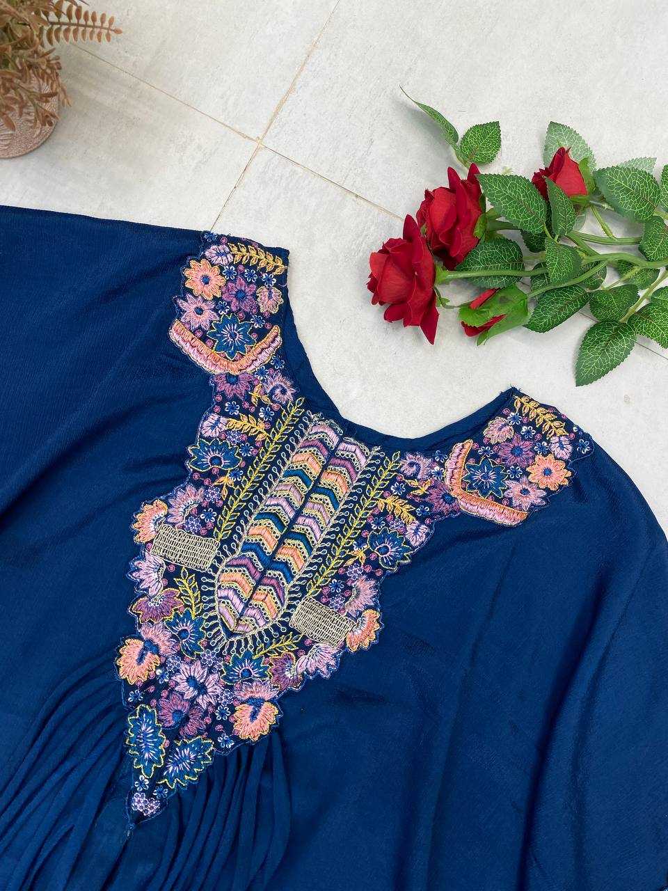 Ynf Chinon RIN110 349 Suits & Dresses Western Wears Festive Collections Wholesale Palazzo Suit Embroidered Suits Party Wear Dresses Manufacturer