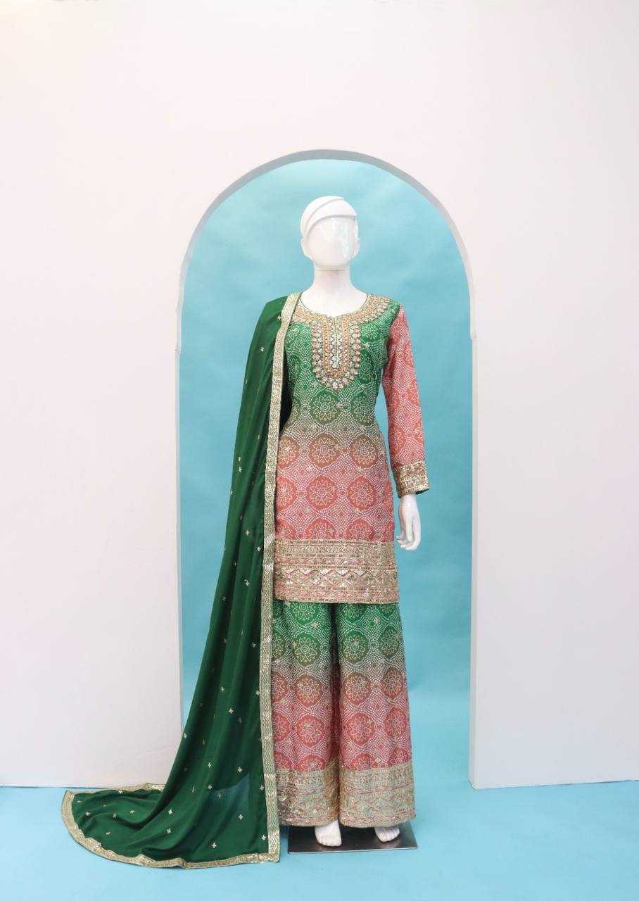 Ynf Chinon RIN131 7484 Suits & Dresses Wholesale Ladies Suits Sharara Salwar Suits Embroidery Suits Manufacturer