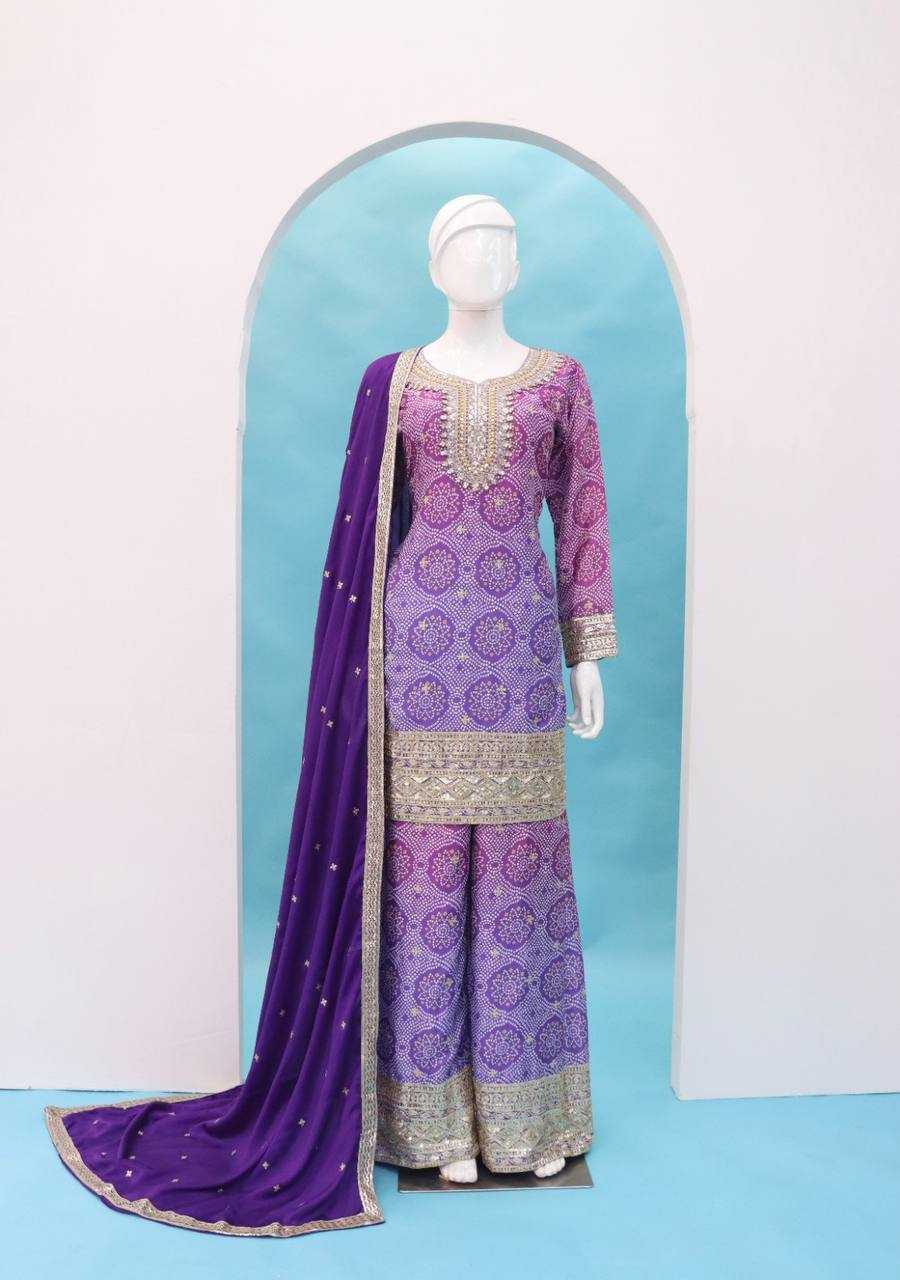 Ynf Chinon RIN131 7484 Suits & Dresses Wholesale Ladies Suits Sharara Salwar Suits Embroidery Suits Manufacturer