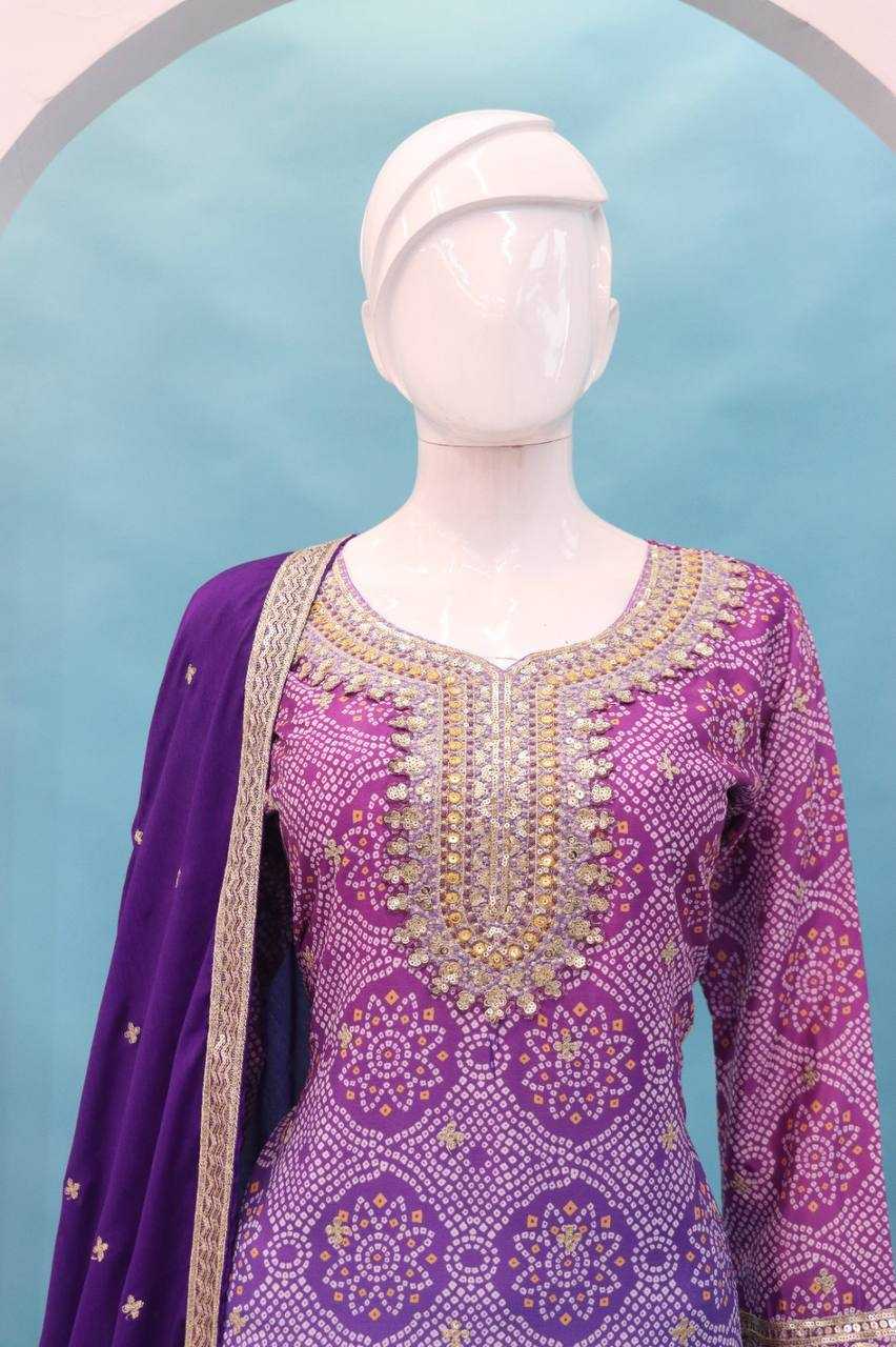 Ynf Chinon RIN131 7484 Suits & Dresses Wholesale Ladies Suits Sharara Salwar Suits Embroidery Suits Manufacturer