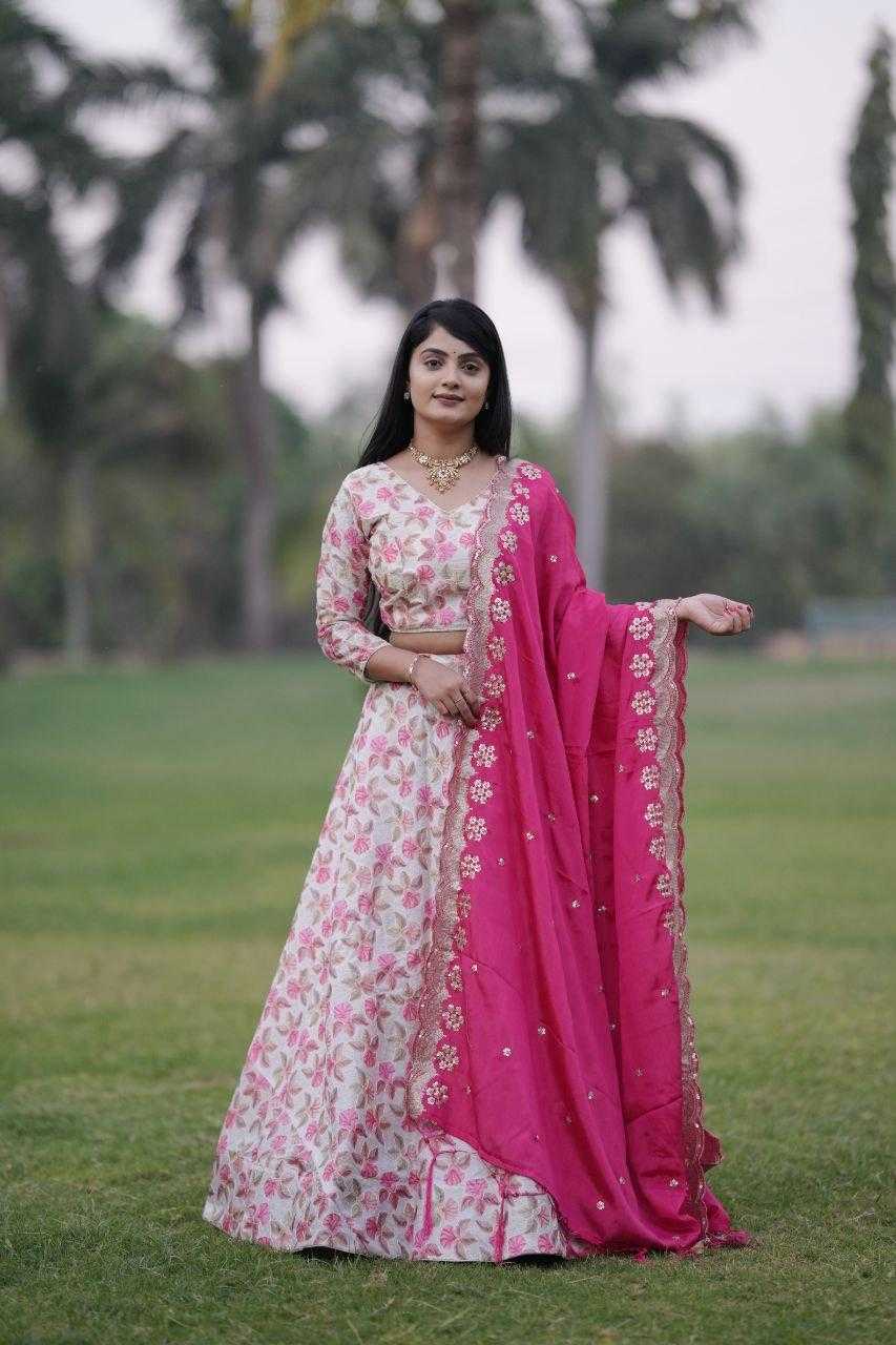Ynf Chinon RIN133 006 Lehengas Wholesale Designer Lehenga Fancy Lehenga Lehenga With Cancan Manufacturer