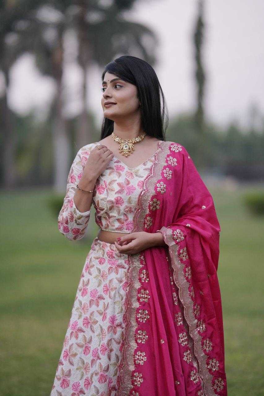 Ynf Chinon RIN133 006 Lehengas Wholesale Designer Lehenga Fancy Lehenga Lehenga With Cancan Manufacturer