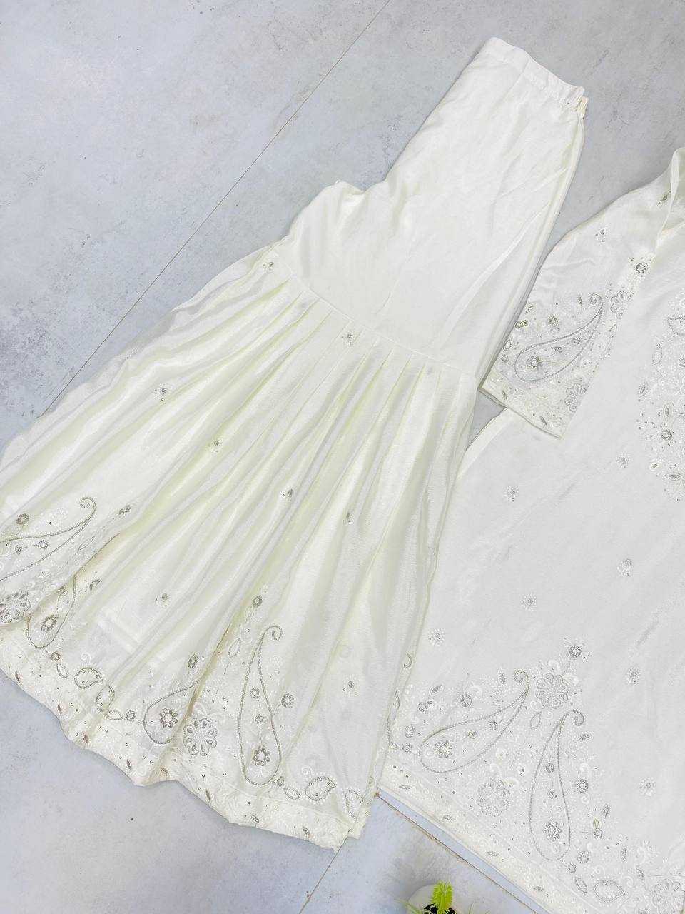 Ynf Chinon RIN141 1961 Suits & Dresses Wedding Collections Festive Collections Wholesale Sharara Salwar Suits Embroidered Suits Wedding Outfits Manufacturer