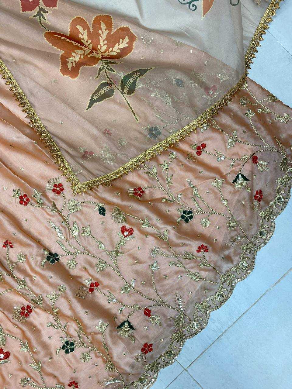 Ynf Chinon RIN141 1976 Lehengas Wholesale Embroidered Lehenga Manufacturer