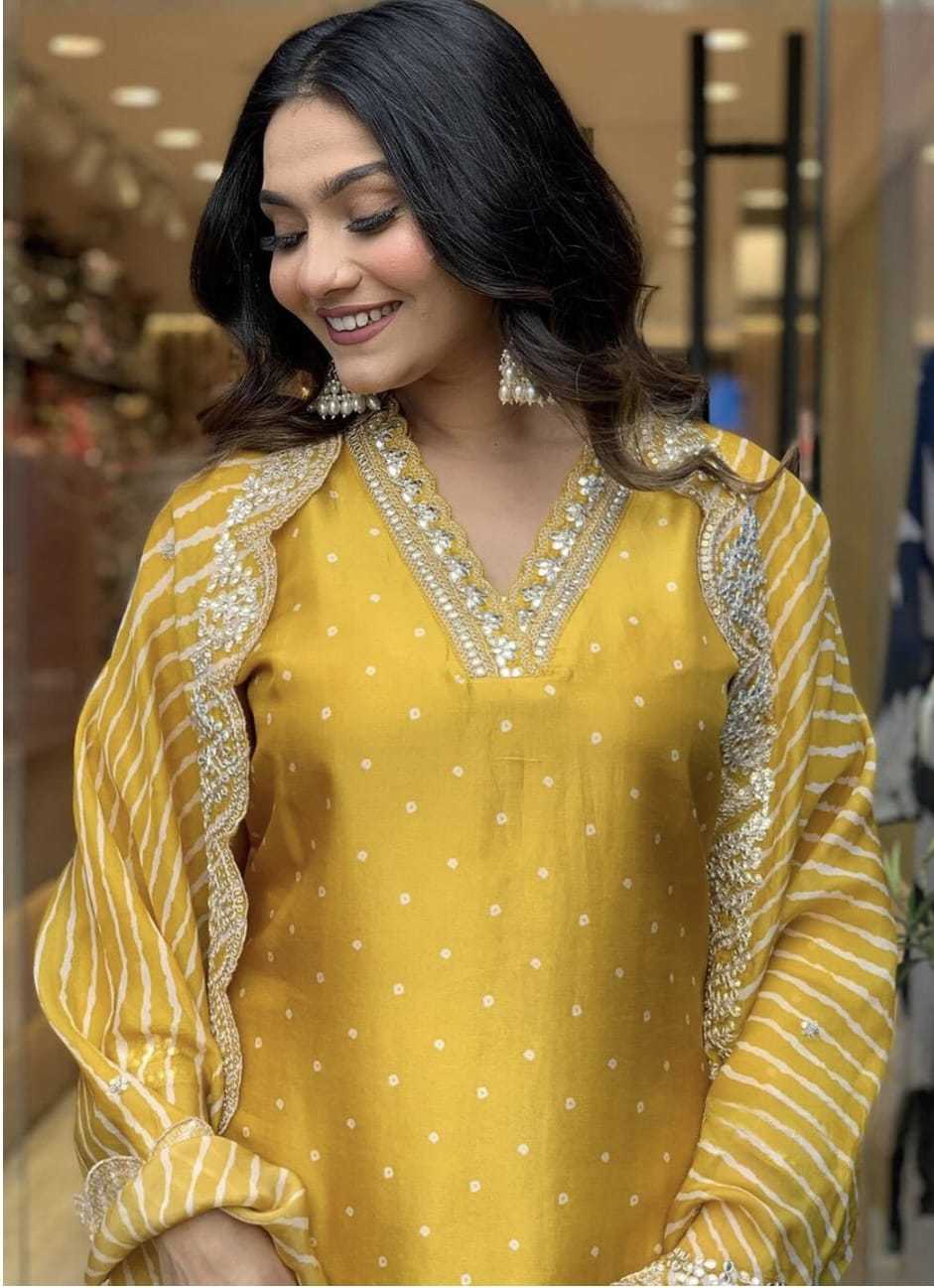 Ynf Chinon RIN157 PD-Karnika Suits & Dresses Wholesale Printed Suits Embroidery Suits Designer Suits Manufacturer