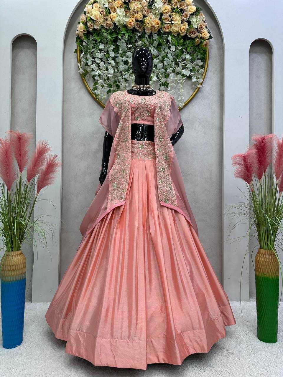 Ynf Chinon RIN162 224 Lehengas Wedding Collections Festive Collections Wholesale Designer Lehenga Choli Sequins Lehenga Wedding Outfits Manufacturer