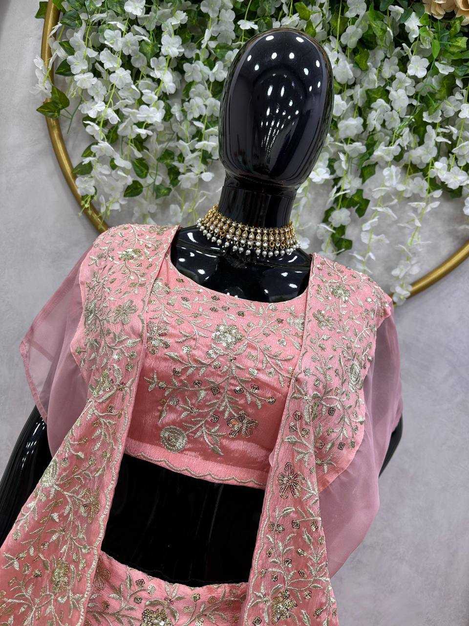Ynf Chinon RIN162 224 Lehengas Wedding Collections Festive Collections Wholesale Designer Lehenga Choli Sequins Lehenga Wedding Outfits Manufacturer