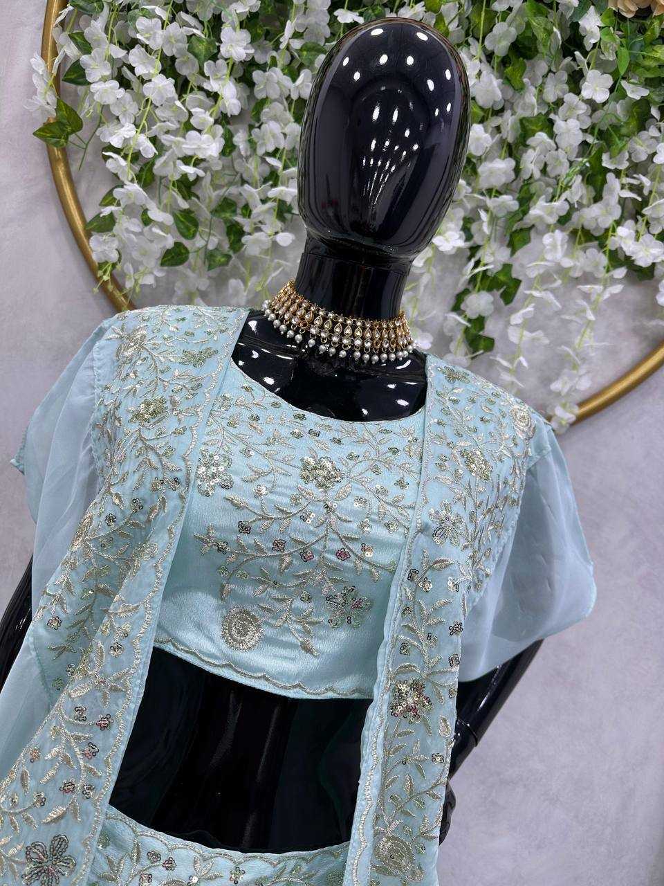 Ynf Chinon RIN162 224 Lehengas Wedding Collections Festive Collections Wholesale Designer Lehenga Choli Sequins Lehenga Wedding Outfits Manufacturer