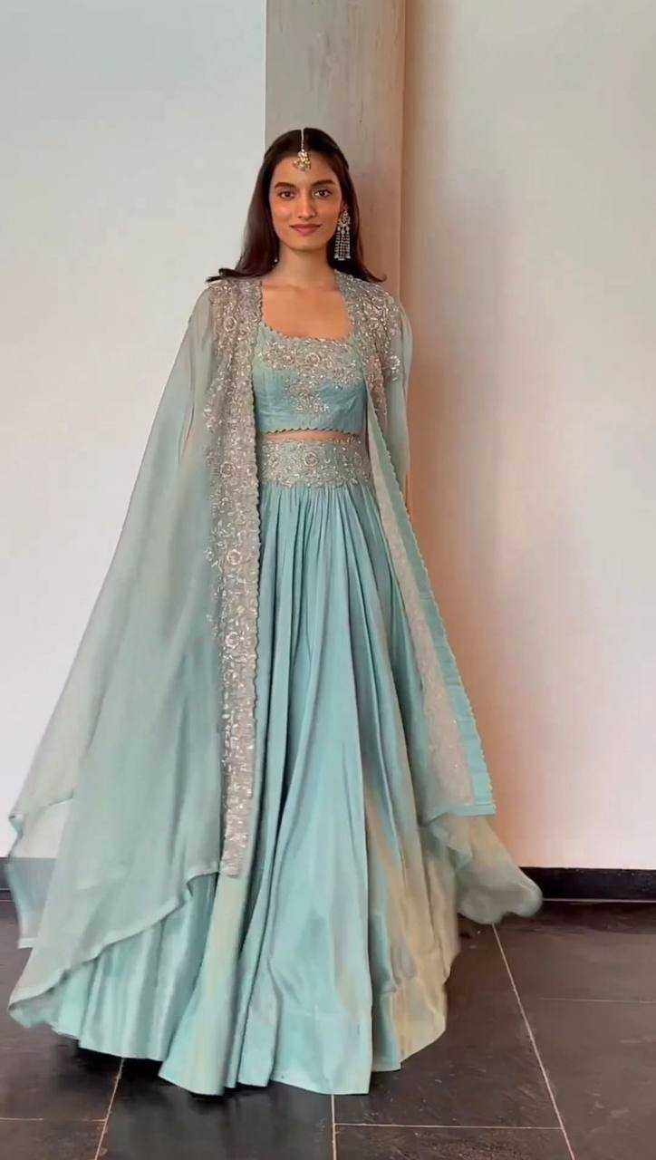 Ynf Chinon RIN162 224 Lehengas Wedding Collections Festive Collections Wholesale Designer Lehenga Choli Sequins Lehenga Wedding Outfits Manufacturer