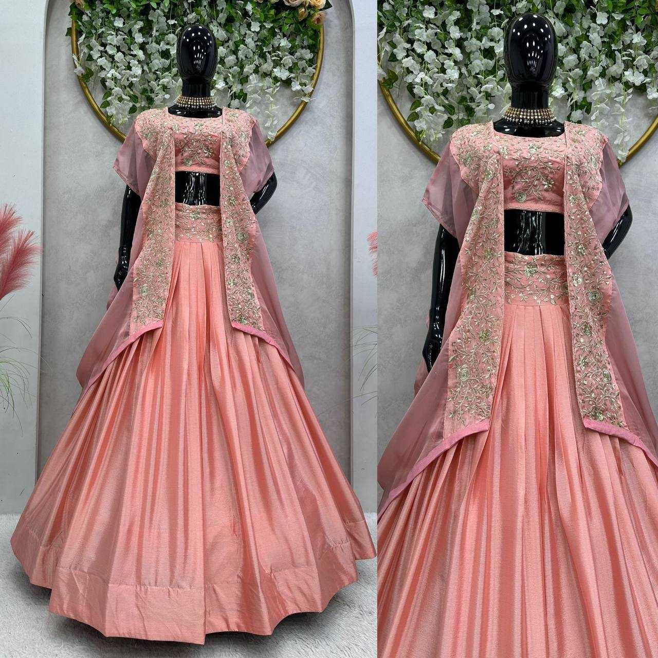 Ynf Chinon RIN162 224 Lehengas Wedding Collections Festive Collections Wholesale Designer Lehenga Choli Sequins Lehenga Wedding Outfits Manufacturer