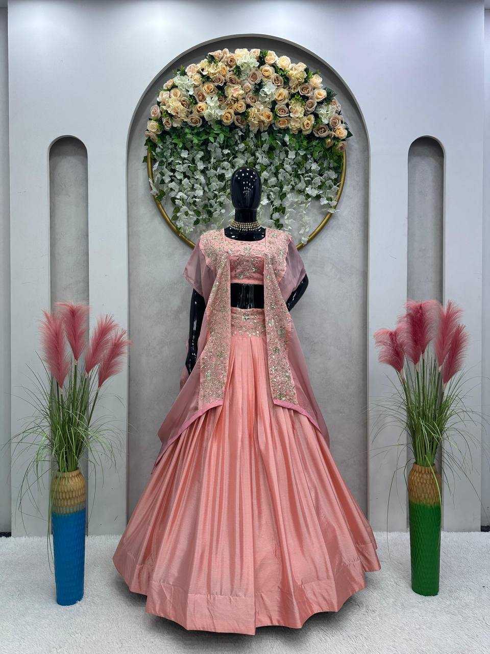 Ynf Chinon RIN162 224 Lehengas Wedding Collections Festive Collections Wholesale Designer Lehenga Choli Sequins Lehenga Wedding Outfits Manufacturer