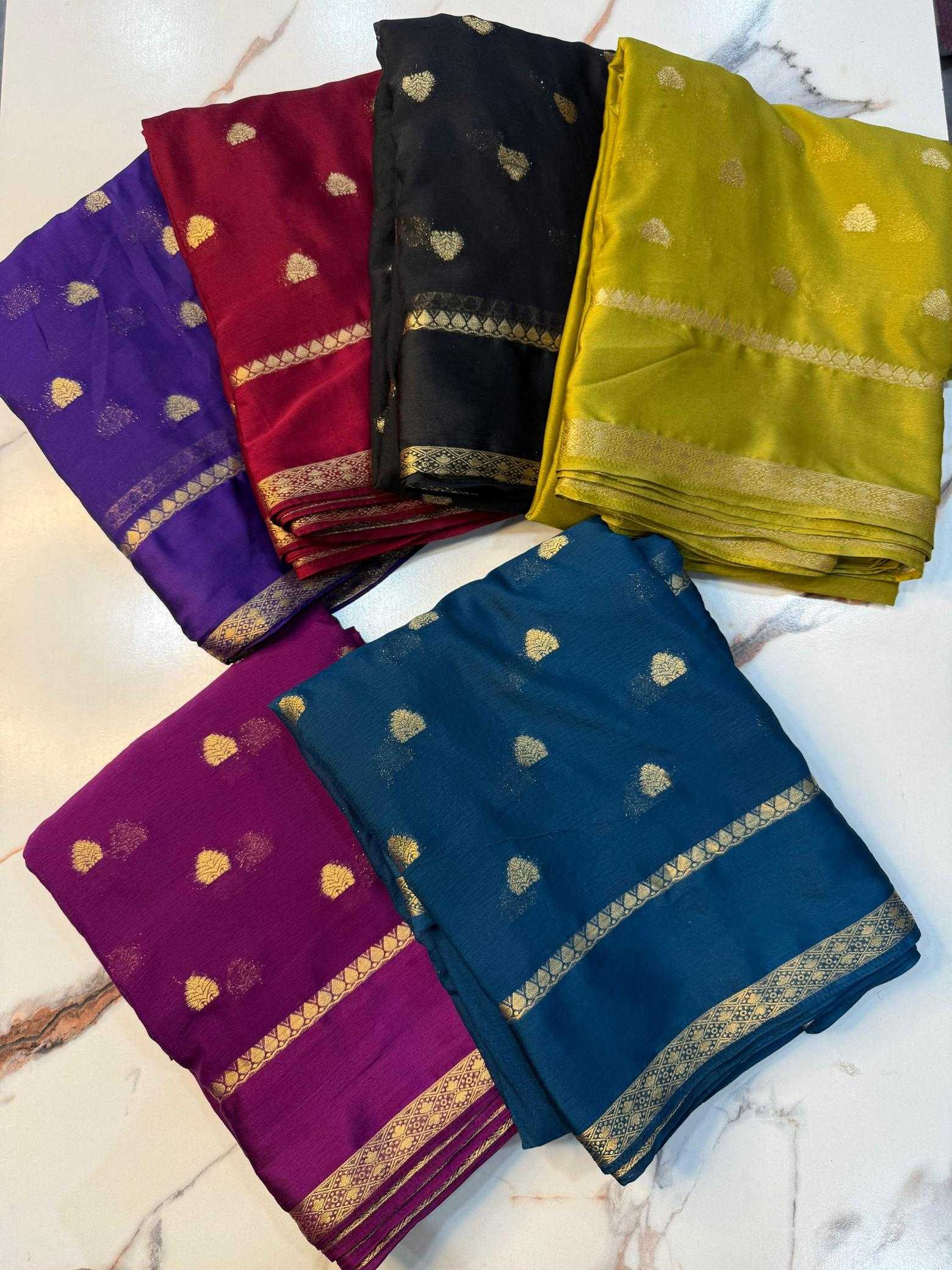 Ynf Chinon RIN178 LAADO Sarees Wholesale Designer Sarees Traditional Sarees Zari Sarees Manufacturer