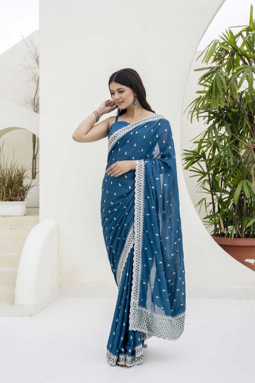 Ynf Chinon RIN197 3122 4060 Sarees Wholesale Designer Sarees Party Wear Sarees Fancy Sarees Manufacturer