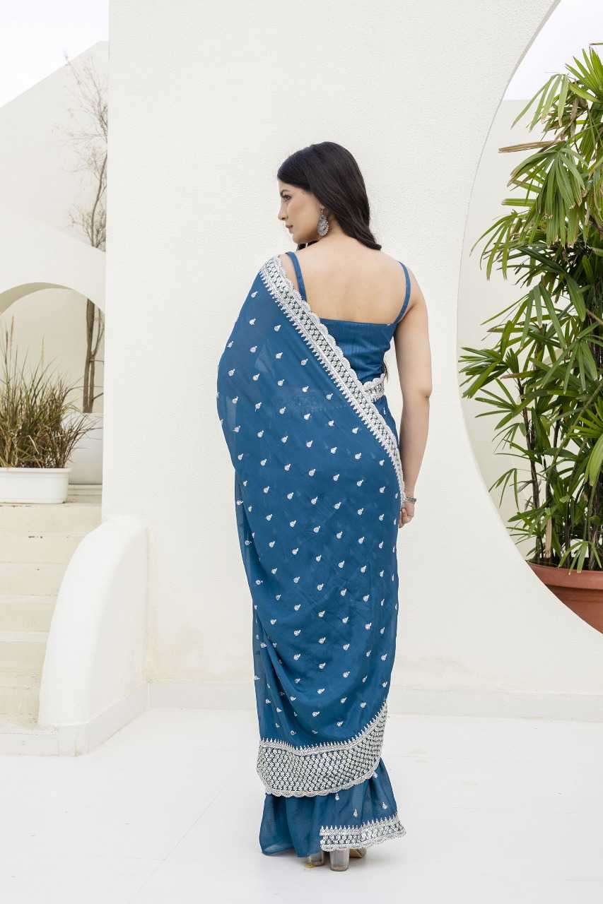 Ynf Chinon RIN197 3122 4060 Sarees Wholesale Designer Sarees Party Wear Sarees Fancy Sarees Manufacturer