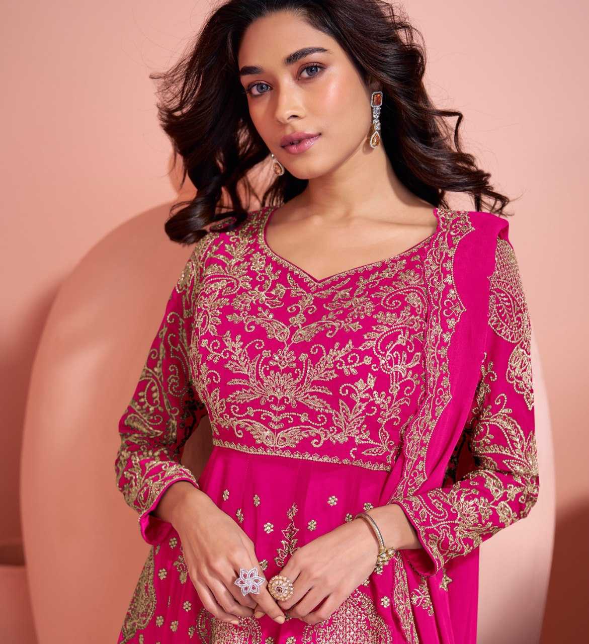 Ynf Chinon RIN197 4861 Suits & Dresses Wholesale Party wear suits Bridal Suits Designer Suits Manufacturer