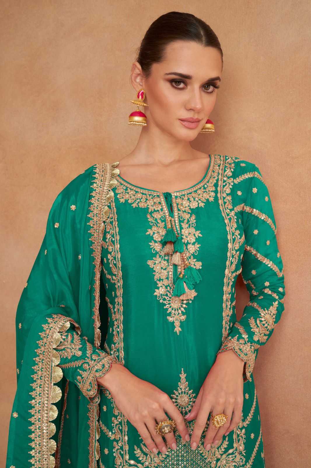 Ynf Chinon RIN197 4866 Suits & Dresses Wholesale Party wear suits Wedding Suits Bridal Suits Manufacturer