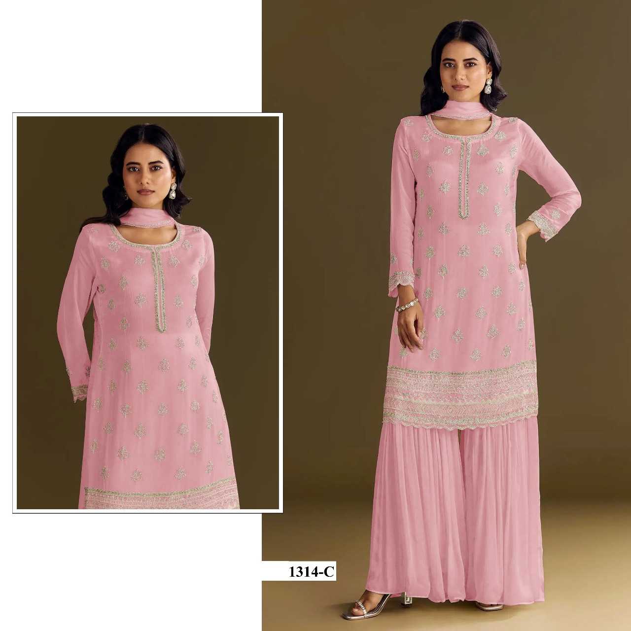 Ynf Chinon RIN197 4970 Suits & Dresses Wholesale Party wear suits Bridal Suits Designer Suits Manufacturer
