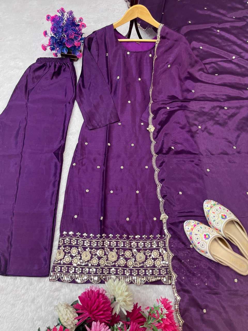Ynf Chinon RIN212 7061 Suits & Dresses Wedding Collections Festive Collections Wholesale Embroidery Suits Party wear suits Wedding Outfits Manufacturer