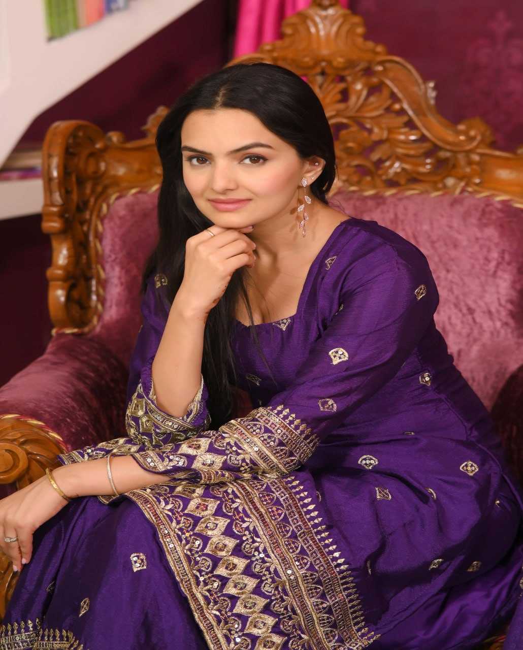 Ynf Chinon RIN232 10 Suits & Dresses Wholesale Sharara Salwar Suits Embroidery Suits Party wear suits Manufacturer