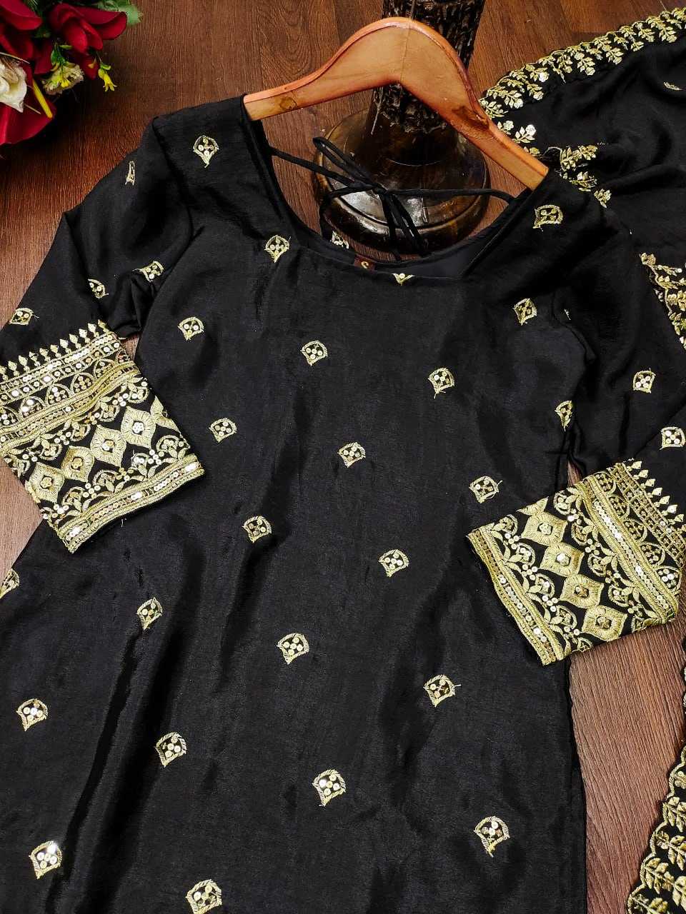 Ynf Chinon RIN232 10 Suits & Dresses Wholesale Sharara Salwar Suits Embroidery Suits Party wear suits Manufacturer