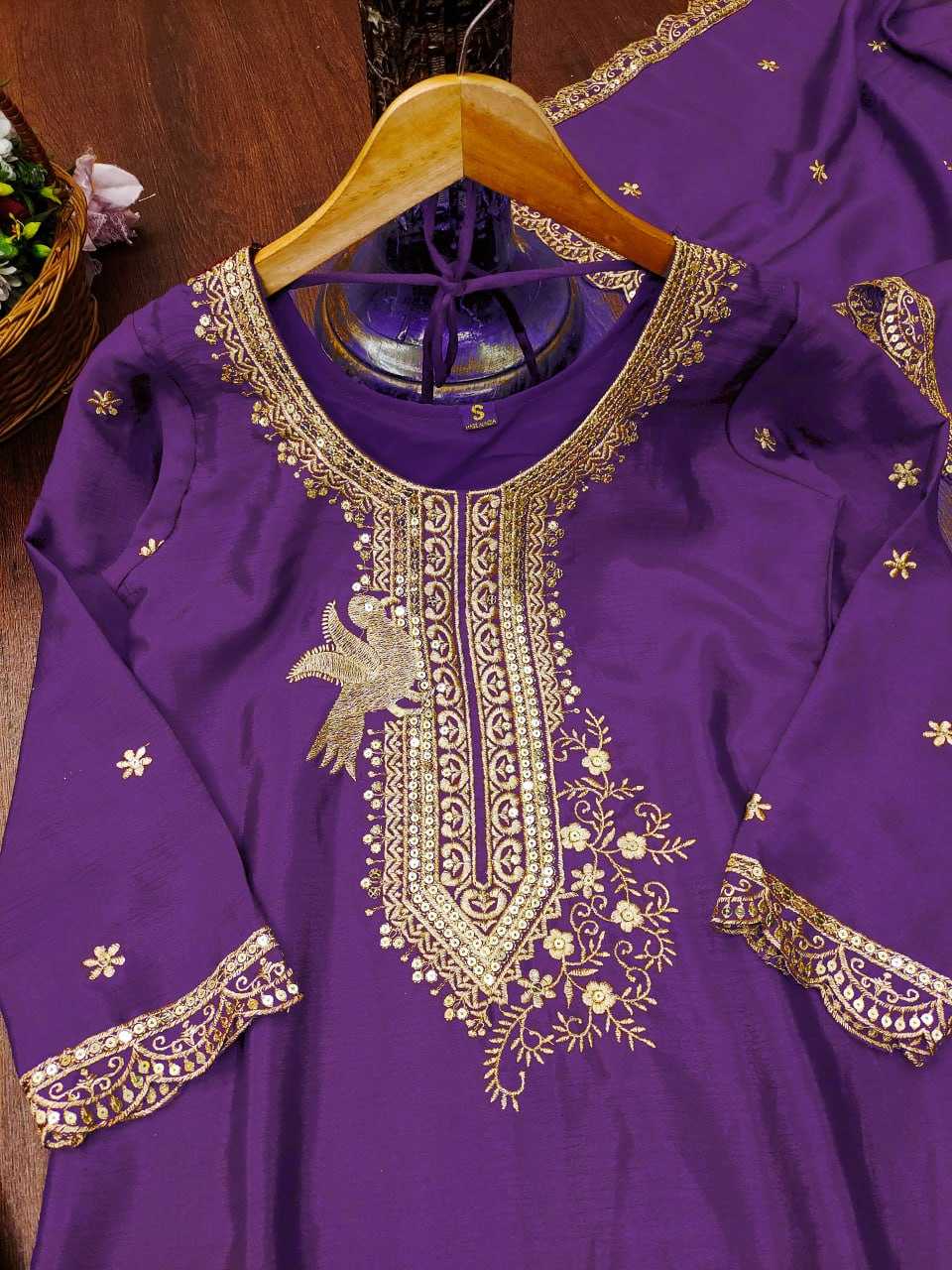 Ynf Chinon RIN232 21 Suits & Dresses Wholesale Embroidery Suits Patiala Suits Ladies Salwar Suits Manufacturer