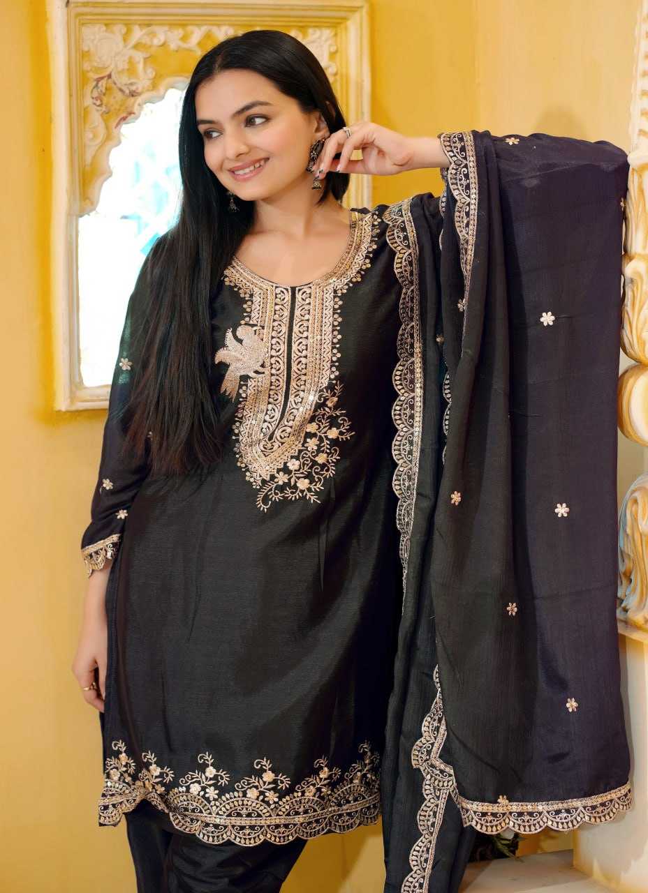Ynf Chinon RIN232 21 Suits & Dresses Wholesale Embroidery Suits Patiala Suits Ladies Salwar Suits Manufacturer