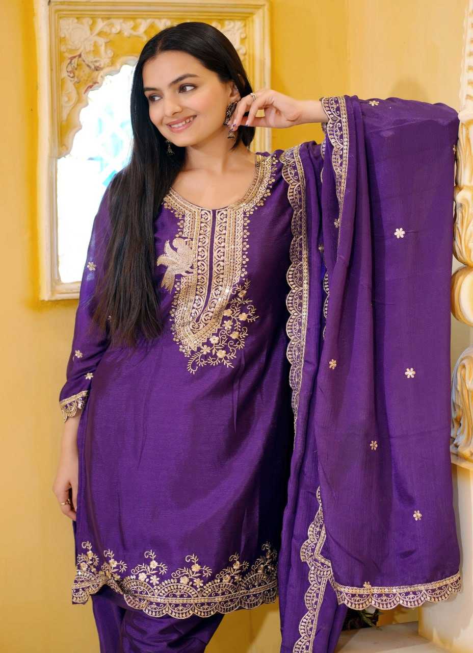 Ynf Chinon RIN232 21 Suits & Dresses Wholesale Embroidery Suits Patiala Suits Ladies Salwar Suits Manufacturer